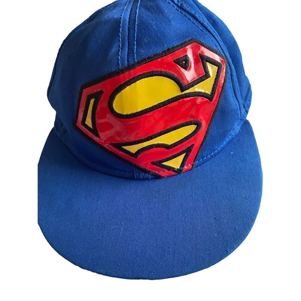 SUPERMAN LOGO BLUE STYLE CAP HAT DC COMICS -